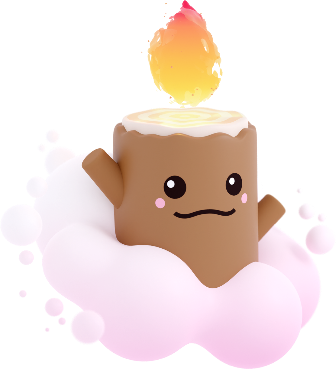 Log mascot